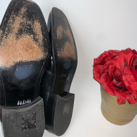 🛍 Kenneth Cole New York Men’s Black Leather Shoes - Picture 8 of 8